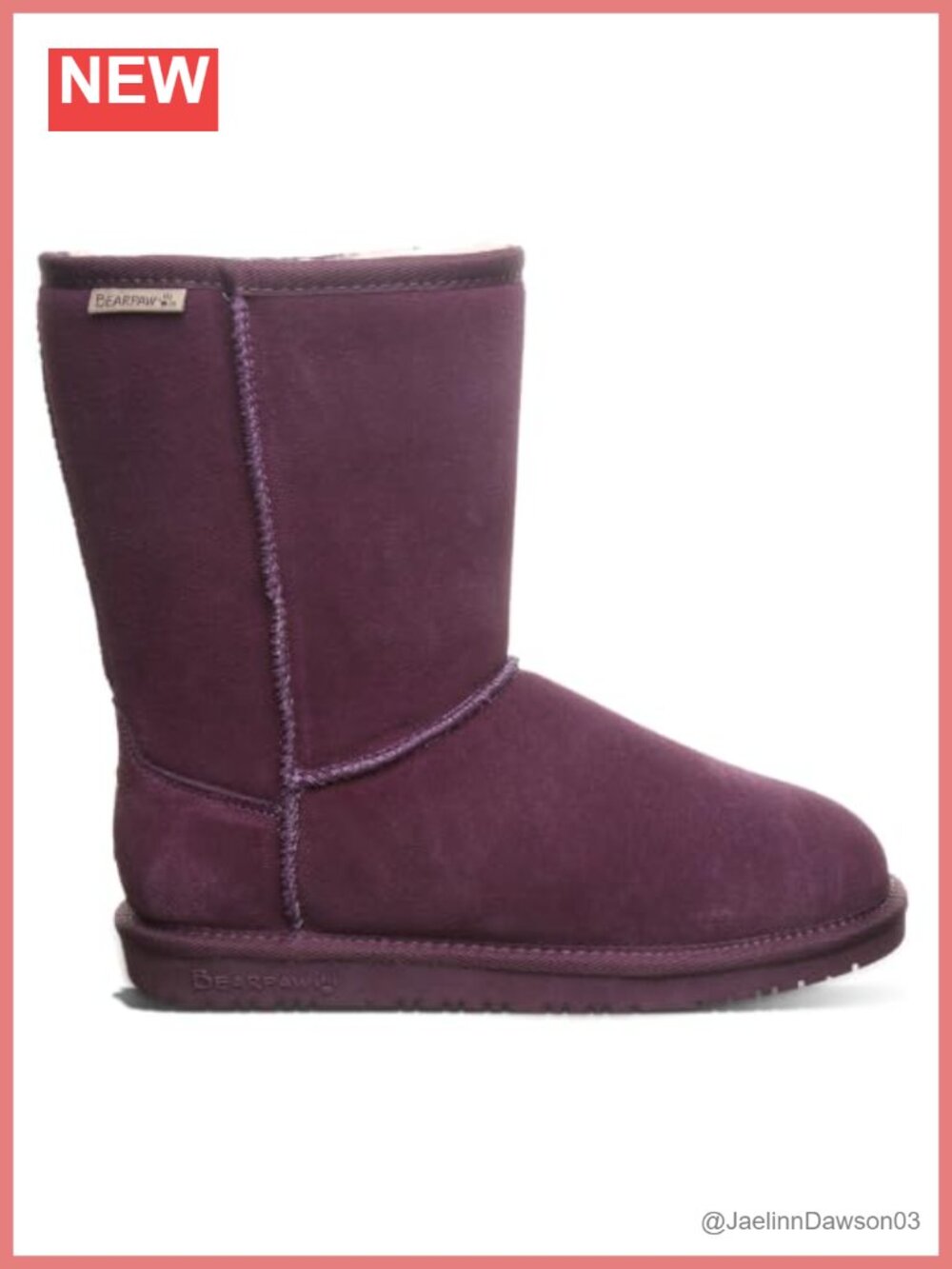Suede Mid-Calf Winter Boot Faux Fur Lined TPR Outsole Casual Everyday